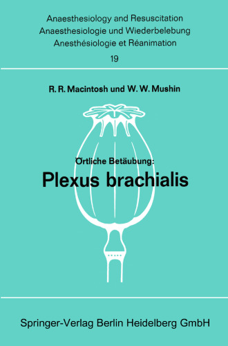 Örtliche Betäubung: Plexus Brachialis