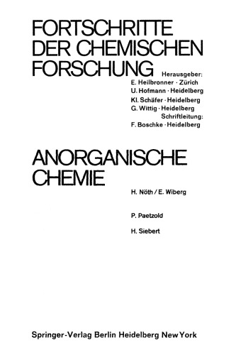 Anorganische Chemie