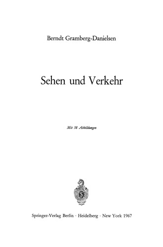 Sehen und Verkehr