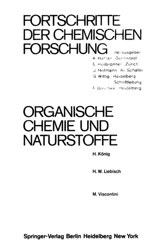 Organische Chemie und Naturstoffe