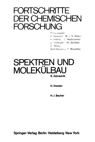 Spektren und Molekülbau