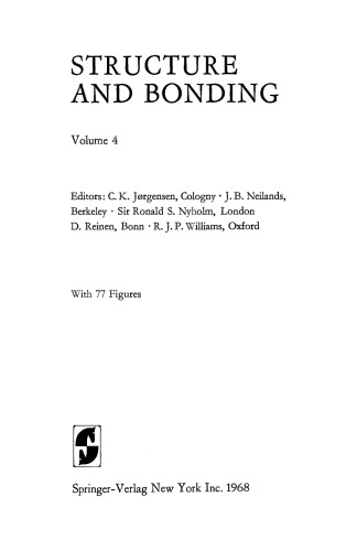 Structure and Bonding
