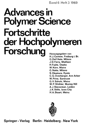 Fortschritte der Hochpolymeren-Forschung