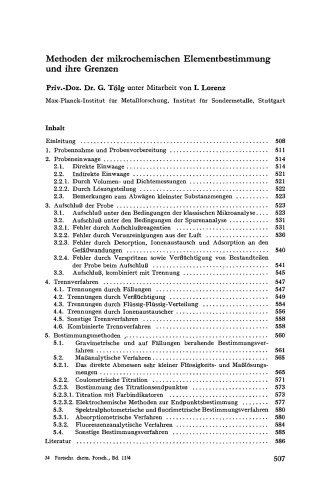 Mikroanalyse