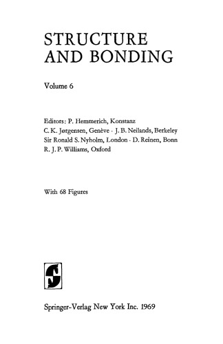 Structure and Bonding