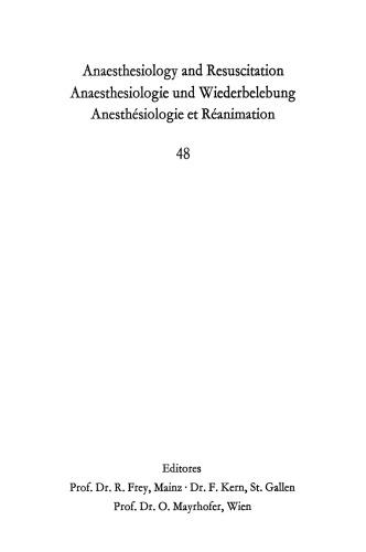 Intensivtherapie bei Kreislaufversagen: Bericht über das Symposion am 26. und 27. September 1969 in Mainz