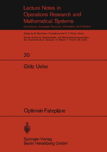 Optimale Fahrpläne