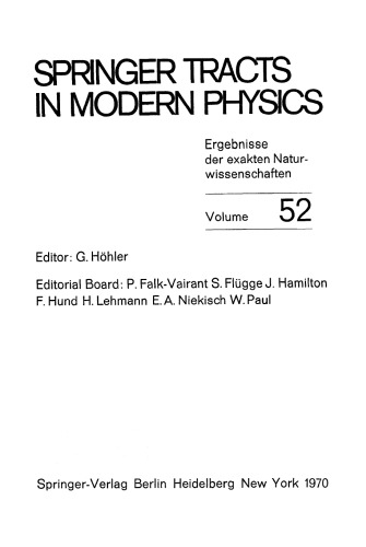 Weak Interactions: Invited Papers presented at the second internationl Summer School for Theoretical Physics University of Karlsruhe (July 14-August 1, 1969)