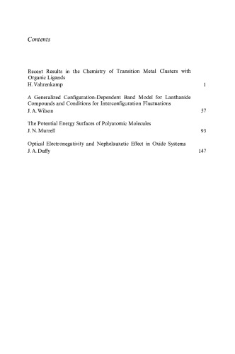 Novel Chemical Effects of Electronics Behaviour