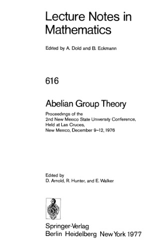 Abelian Group Theory