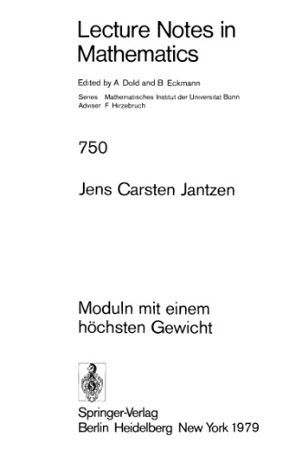 Moduln mit einem hochsten Gewicht