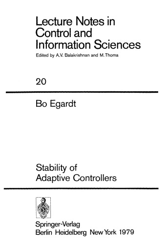 Stability of Adaptive Controllers