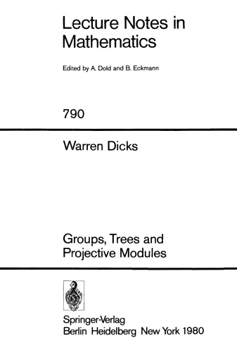 Groups, Trees and Projective Modules