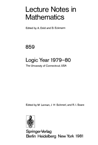 Logic. Year 1979-80
