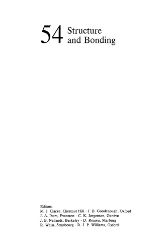 Inorganic Elements in Biochemistry