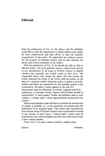 Polymer Membranes