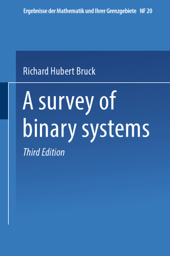 A Survey of Binary Systems: Third Edition