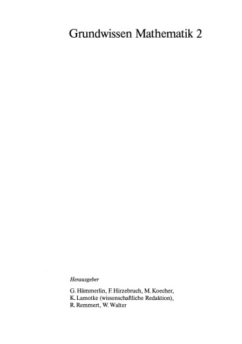Lineare Algebra und analytische Geometrie