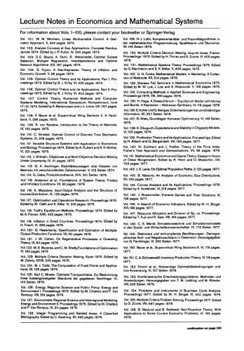 Infinite Programming: Proceedings of an International Symposium on Infinite Dimensional Linear Programming Churchill College, Cambridge, United Kingdom, September 7–10, 1984