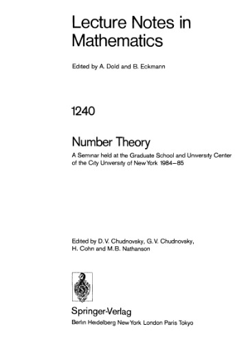 Number Theory