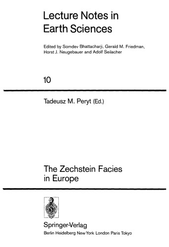 The Zechstein Facies in Europe