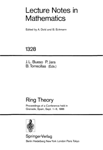 Ring Theory