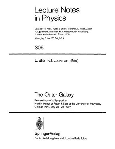 The Outer galaxy