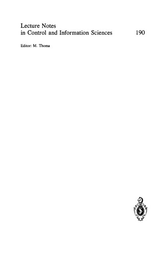 Experimental Robotics II: The 2nd International Symposium, Toulouse, France, June 25–27 1991