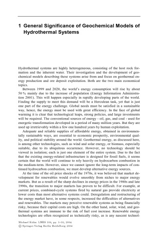 Reactive Flow Modeling of Hydrothermal Systems