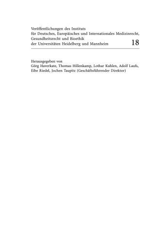Das Recht auf bio-materielle Selbstbestimmung: Grenzen und Möglichkeiten der Weiterverwendung von Körpersubstanzen