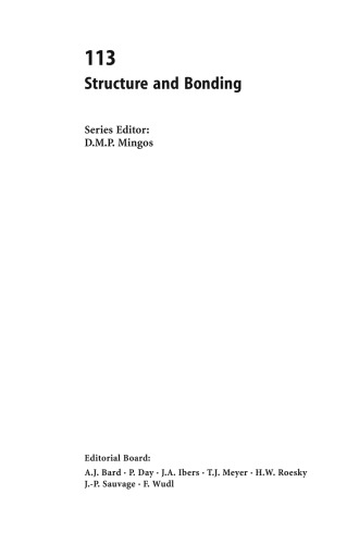Principles and Applications of Density Functional Theory in Inorganic Chemistry II