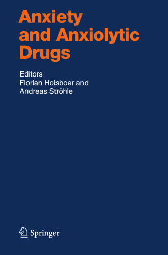 Anxiety and Anxiolytic Drugs
