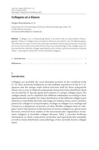 Collagen: Primer in Structure, Processing and Assembly
