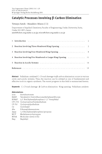 Palladium in Organic Synthesis: -/-
