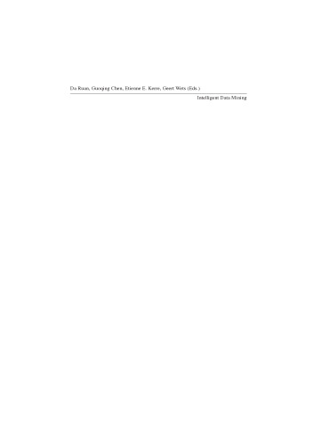 Intelligent Data Mining: Techniques and Applications