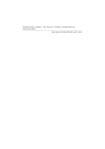 Innovations in Robot Mobility and Control