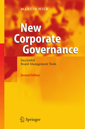 New Corporate Governance: Successful Board Management Tools