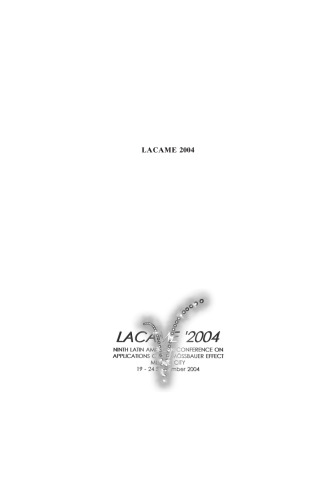 LACAME 2004: Proceedings of the 9th Latin American Conference on the Applications of the Mössbauer Effect (LACAME 2004) held in Mexico City, Mexico, 19–24 September 2004