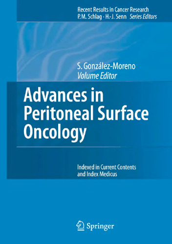 Advances in Peritoneal Surface Oncology (Recent Results in Cancer Research)