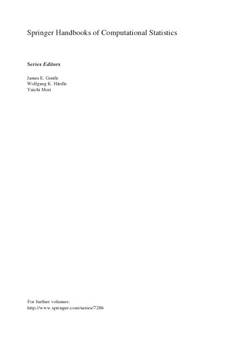 Handbook of Partial Least Squares: Concepts, Methods and Applications