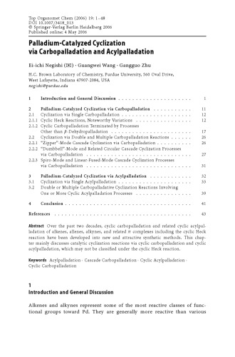 Metal Catalyzed Cascade Reactions