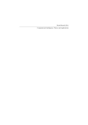 Computational Intelligence, Theory and Applications: International Conference 9th Fuzzy Days in Dortmund, Germany, Sept. 18-20, 2006 Proceedings