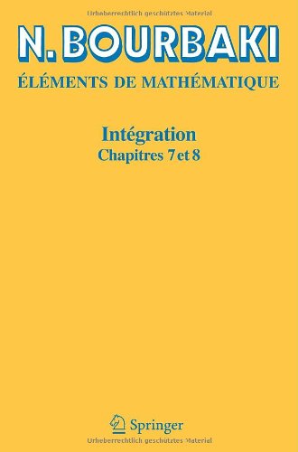Intégration: Chapitres 7-8