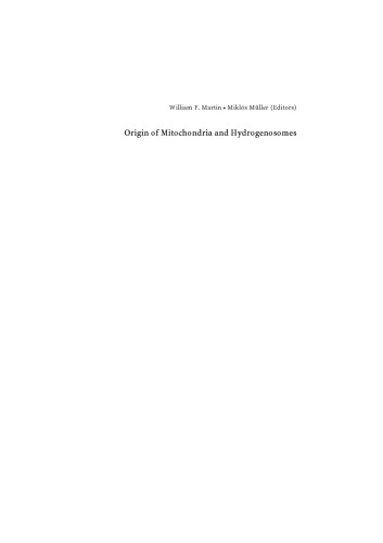 Origin of Mitochondria and Hydrogenosomes