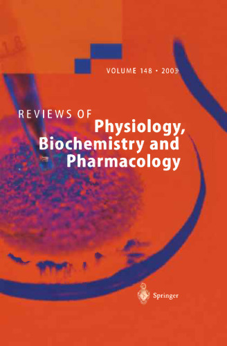 Reviews of Physiology, Biochemistry and Pharmacology