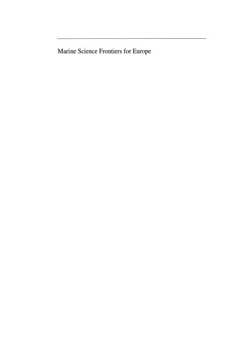 Marine Science Frontiers for Europe