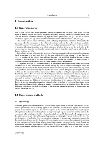 Molecules Containing Five or More Carbon Atoms