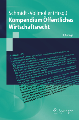 Kompendium Öffentliches Wirtschaftsrecht