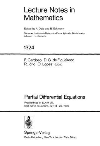 Partial Differential Equations