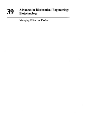 Vertebrate Cell Culture II and Enzyme Technology